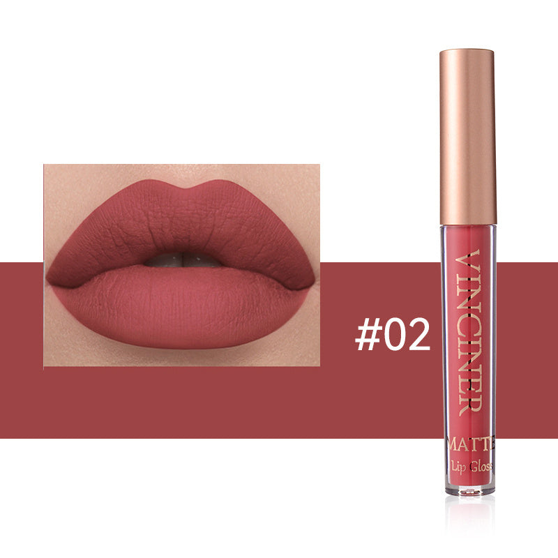 Matte Velvet Lip Glaze Long Lasting Non Sticky Liquid Lipstick