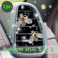 Bee Car Air Freshener Dashboard Outlet Vent Clips Aromatherapy Solid Perfume