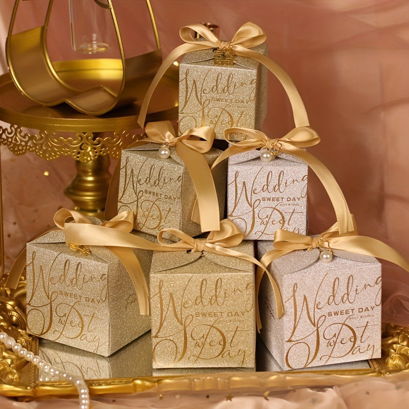 10pcs Wedding Candy Box for Wedding Decorations