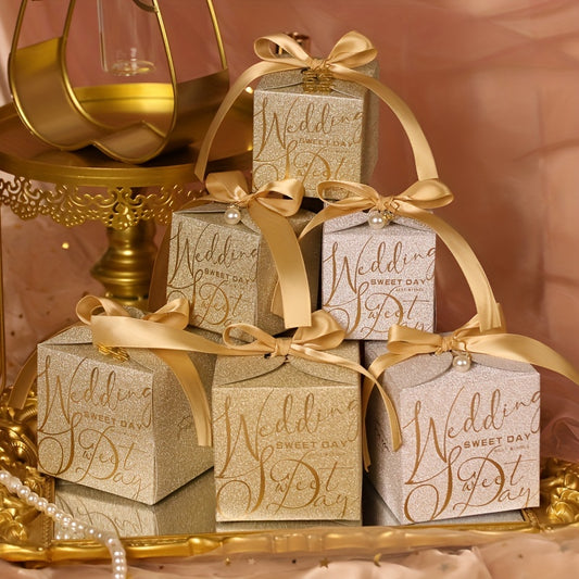 10pcs Wedding Candy Box for Wedding Decorations