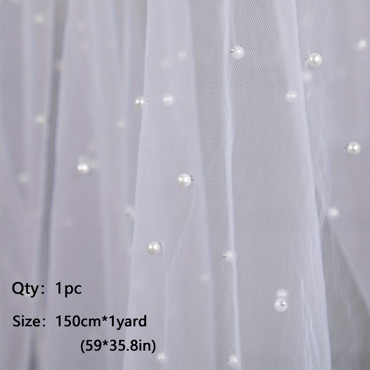 Pearl Thin Veil Lace Jacquard Fabric High Fabric Quilted Textile Sewing