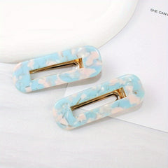 Colorful Leopard Pattern Duck Billed Clip Hair Clip For Women Girls