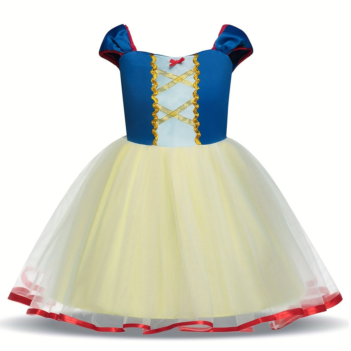 Girl Mesh Puffy Princess Dress Cosplay Costume