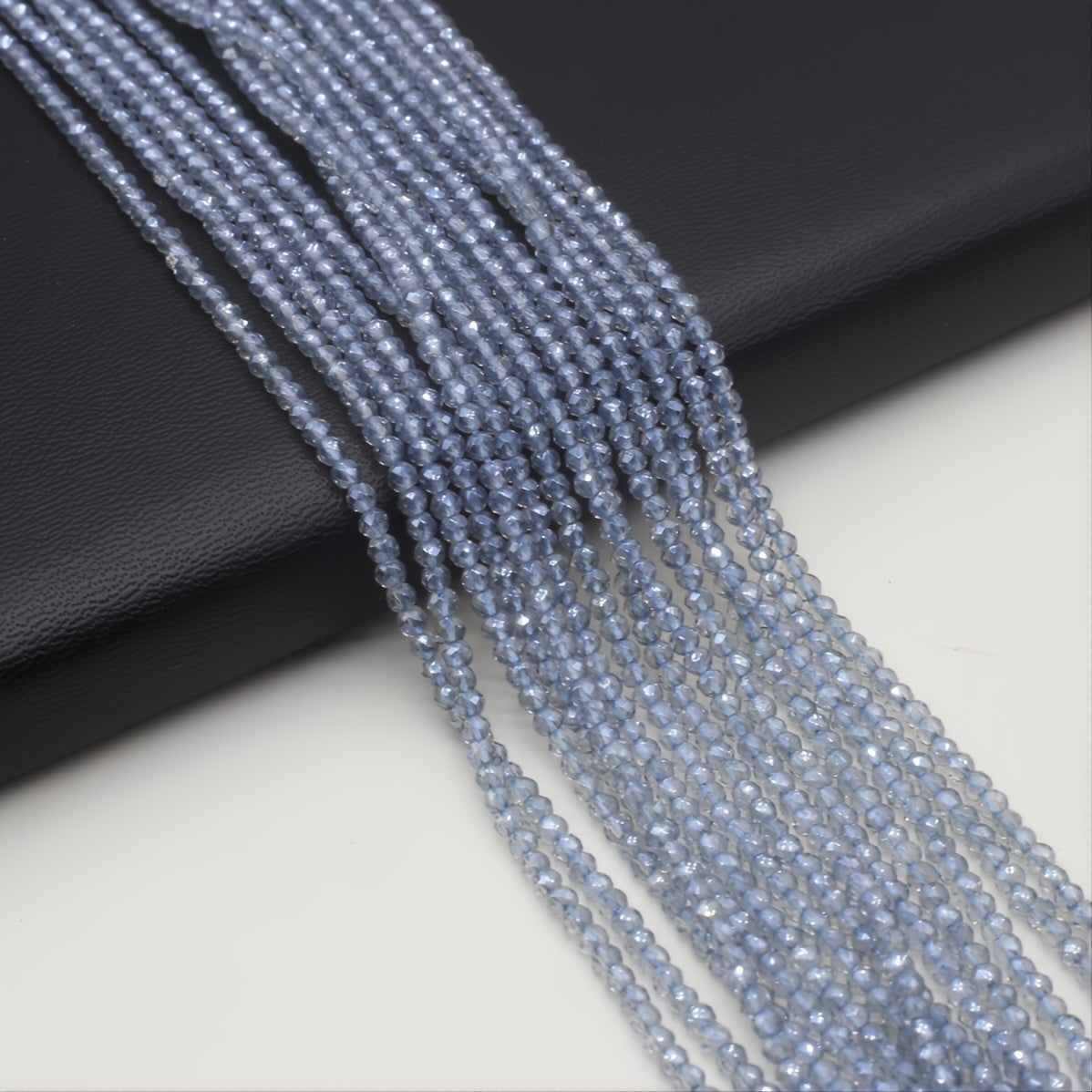 15'' Spinel Plated Faceted Beads for Jewelry Making