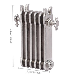 Mini Doll House Metal Radiator for DIY Scene Ornament