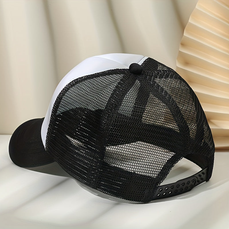 Capybara Printed Trucker Hat Mesh Sunshade Baseball Cap