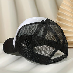 Capybara Printed Trucker Hat Mesh Sunshade Baseball Cap
