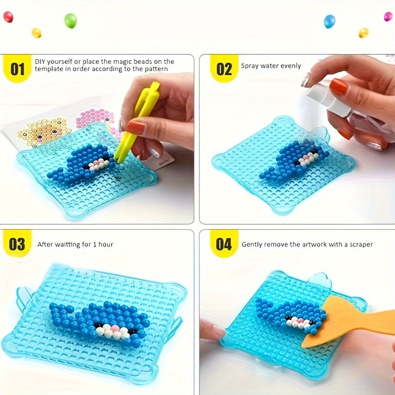 Water Mist Magic Beads 1000pcs Puzzle Toy Set