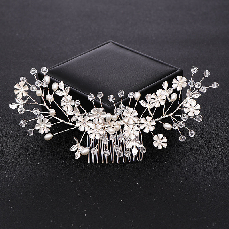 Crystal Flower Bridal Hair Comb Wedding Hair Accessories