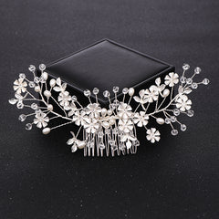 Crystal Flower Bridal Hair Comb Wedding Hair Accessories