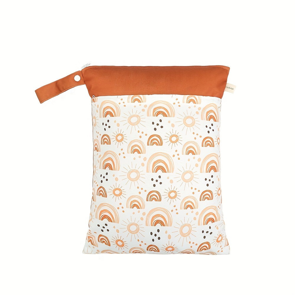 Mommy's Waterproof Diaper Bag w/ Double Zipper & Stroller Hanging