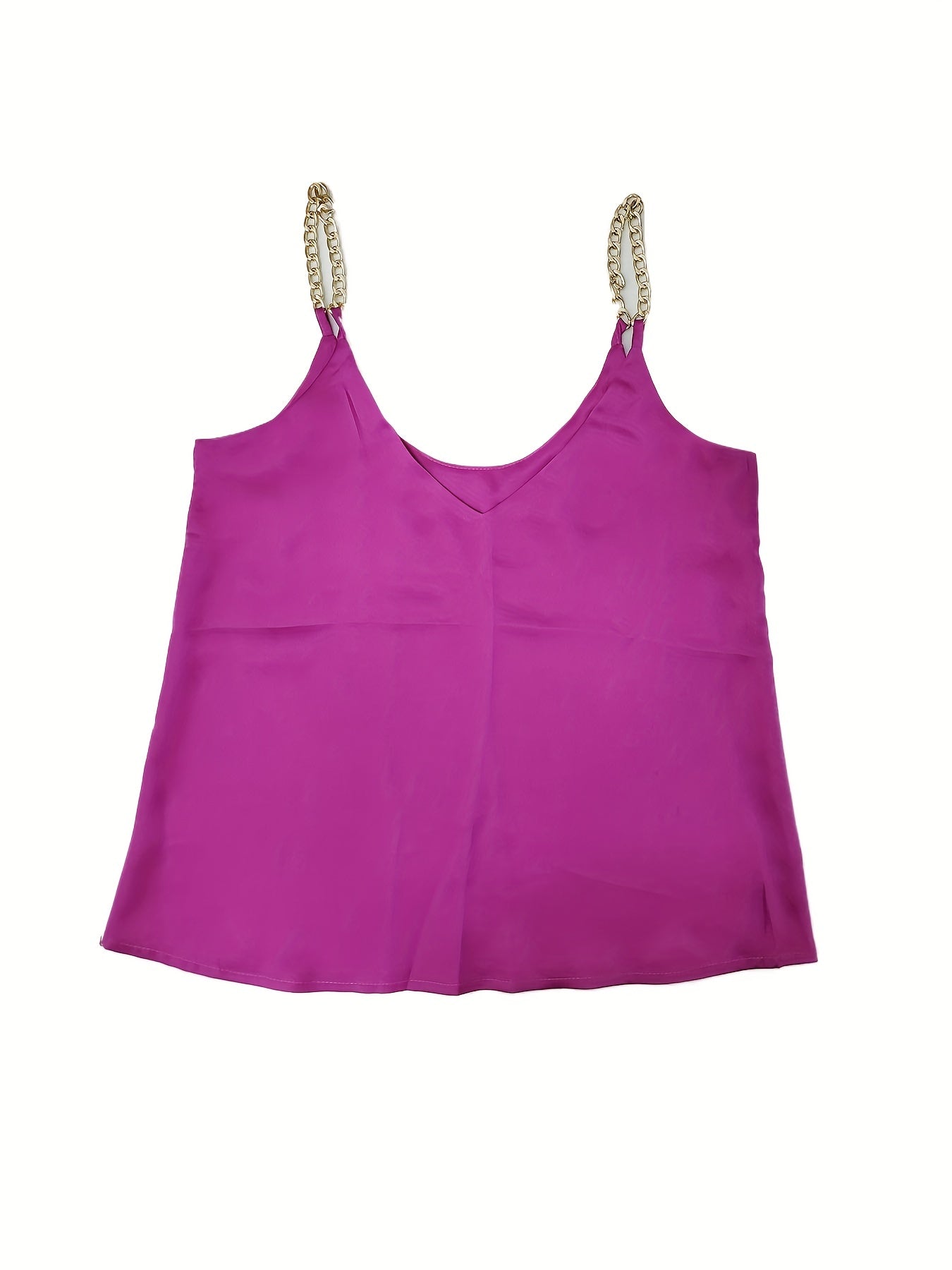 Women's Chain Strap V-Neck Sleeveless Cami Top