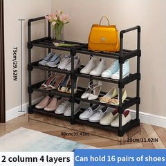 Double Row Shoe Rack Large Capacity Shoe Storage Organizer