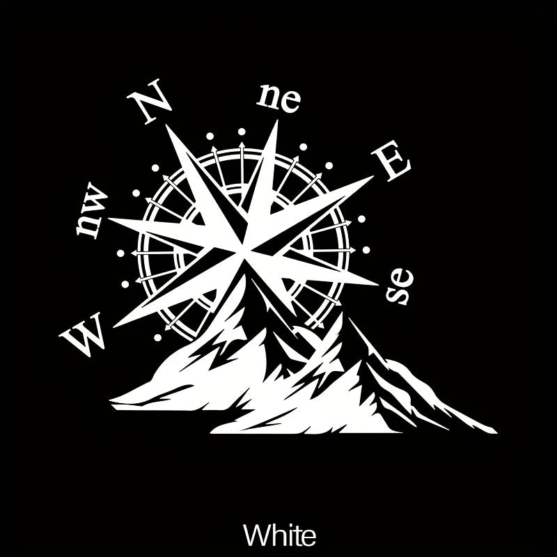 Adventure Sports Compass Car Sticker Vinyl Decal Waterproof