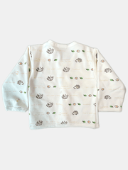 Cute Baby Girl 5pc Outfit Set Cartoon Top Pants Hat Bib