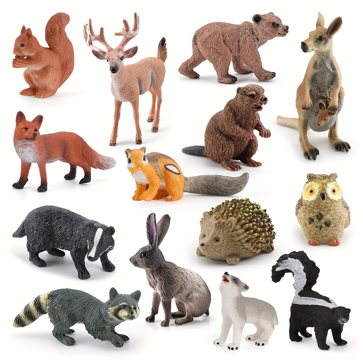 Forest Wild Animal Simulation Set - Christmas Model