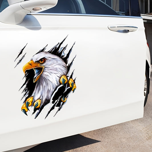 Eagle Car Styling 3D Cartoon Motorcycle Sticker Vinyl Car Body Decoration