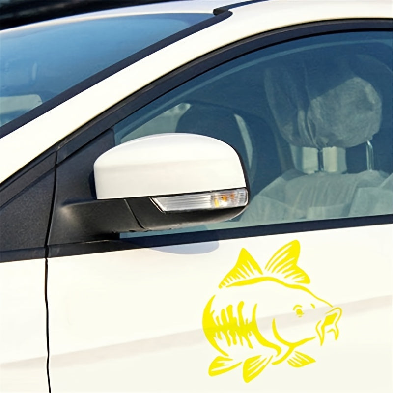 Funny Carp Car Decoration Sticker