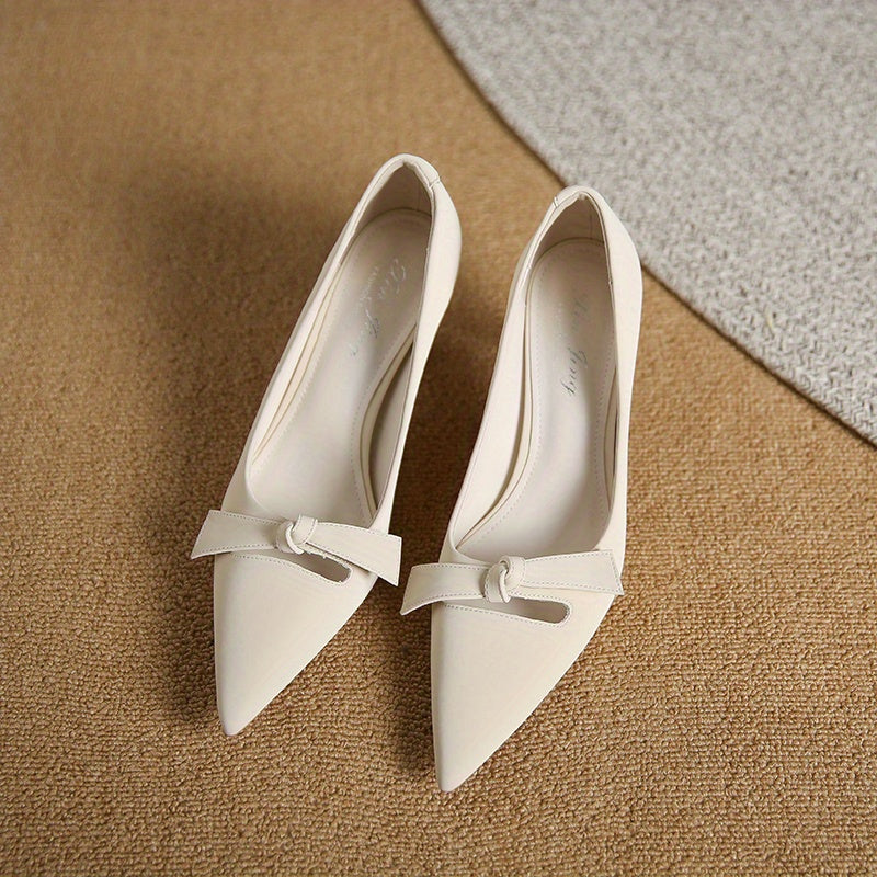 Women's Bowknot Stiletto Heels Pumps - Outdoor Shoes