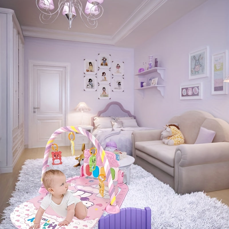 Fun Piano Pedal Gym Play Mat for Baby's Development