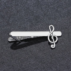 Musical Note Tie Clips Men's Shirt Tie Clip Business Shirt Musical Note Tie Clip
