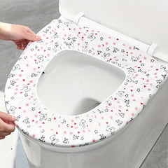 10pcs Disposable Toilet Seat Covers Large Waterproof Potty Covers Germ Protect