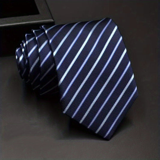 Men's Wide Business Suit Tie - Formal Work Marriage Students