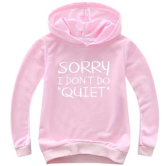 Fun Letter Print Kids Hoodie for Boys and Girls