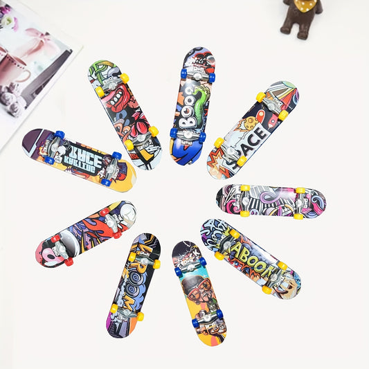Mini Finger Skateboard Puzzle Toy Gift with Storage Box