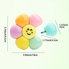 6 Marker Pens Set - Ideal for School Supplies, Sketching & Painting