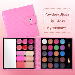 All In One Makeup Kit - 20 Eyeshadow 6 Lip Glosses 3 Blushers - Make Up Gift Set