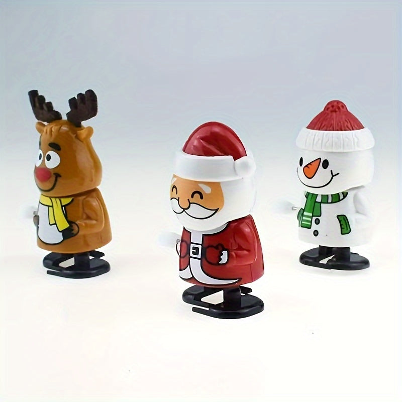 Christmas Wind Up Toys Snowman & Tree Party Favors