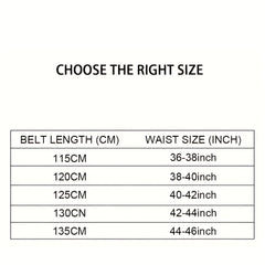 Men's Casual Buckle Belt for Outdoor Party Holiday
