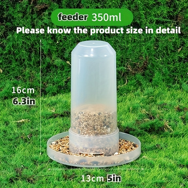 Automatic Bird Feeder & Water Dispenser for Parrots Chickens Pigeons