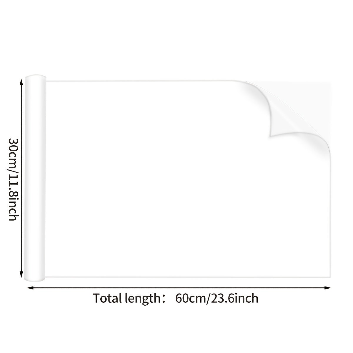 Whiteboard Wall Sticker Magnetic Dry Erase Board 4pcs