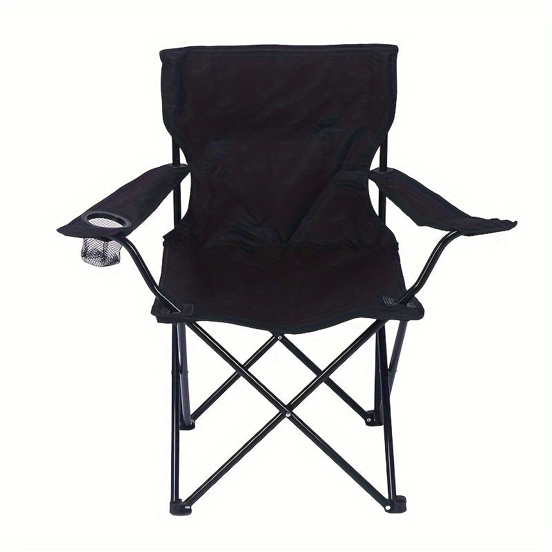 600D Folding Chair Oxford Cloth Backrest Chair For Outdoor Camping Fishing