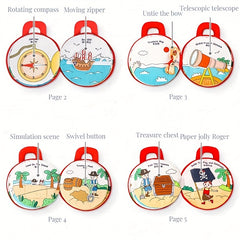 Adorable Pirate Captain Cloth Book for High Seas Adventure