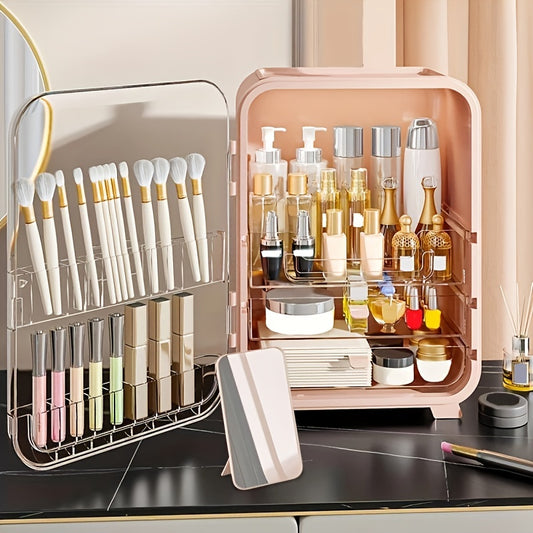 Makeup Organizer Large Capacity with Brush Holder