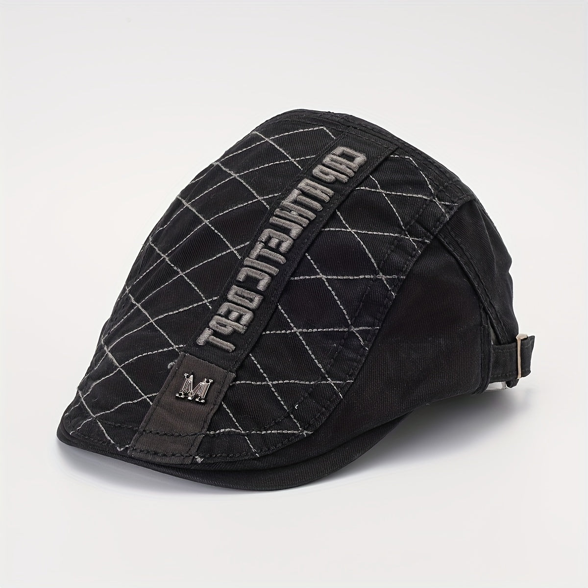 Washed Denim Curved Brim Baseball Cap