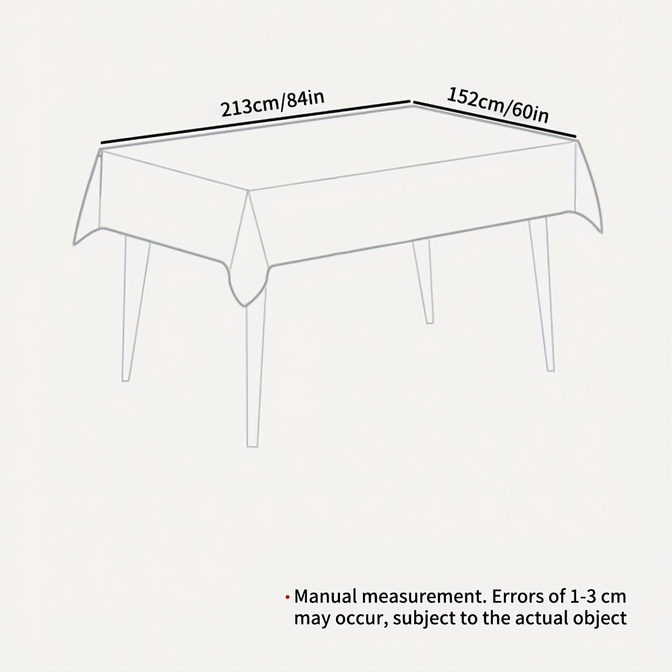 Waterproof Rectangle Linen Table Cloth for Picnic or Holiday Party