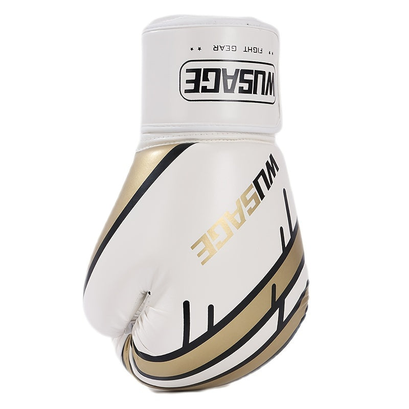 Competition Boxing Fighter Gloves 6-12 Oz Padded Wrist Support