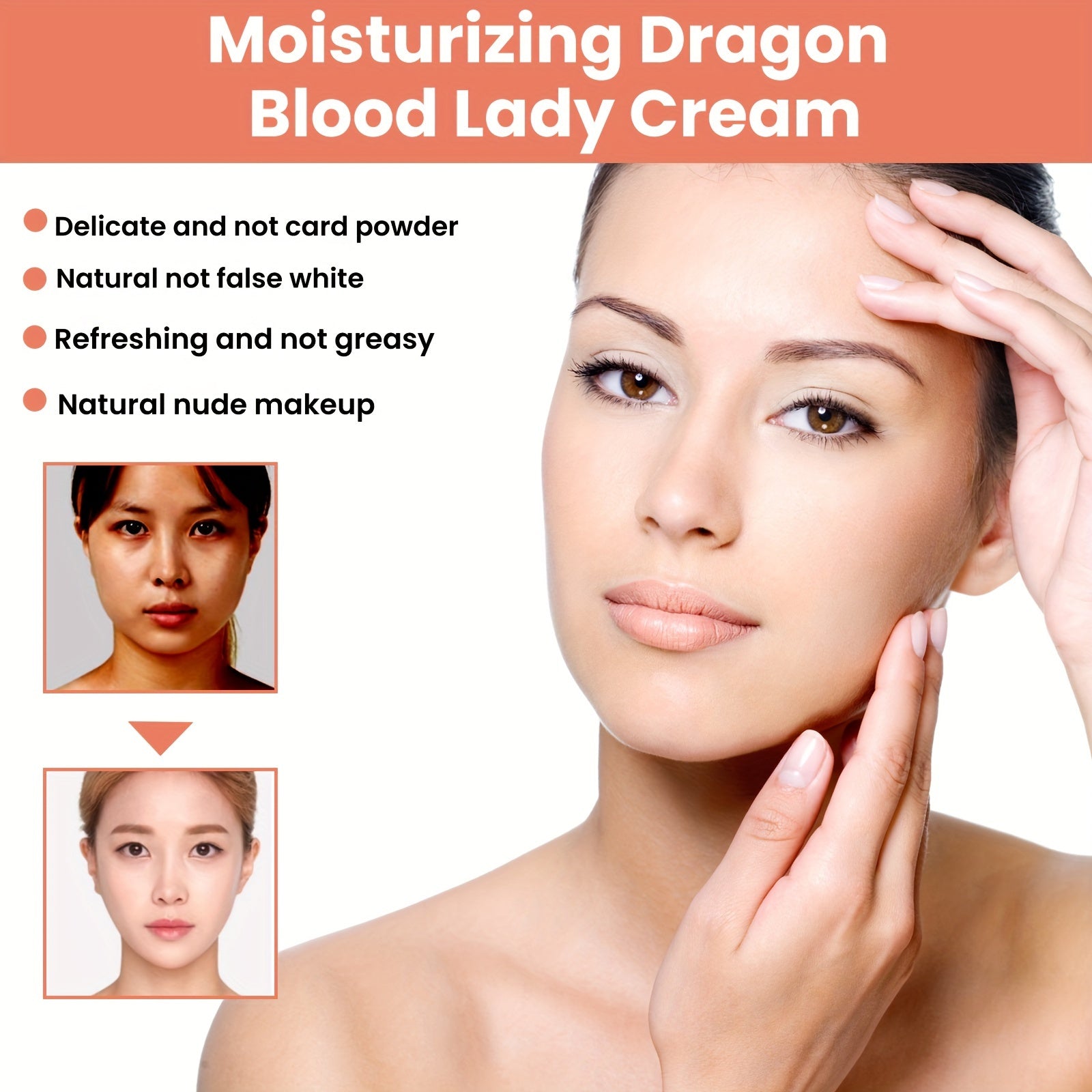 Dragon Blood Face Cream 30g with Nicotinamide - Pore Refining & Brightening