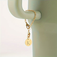 2pcs Metal ID Initial Letter Charms for Cup Identification