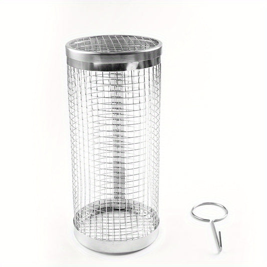 Round BBQ Basket for Grilling Vegetables & Fruits