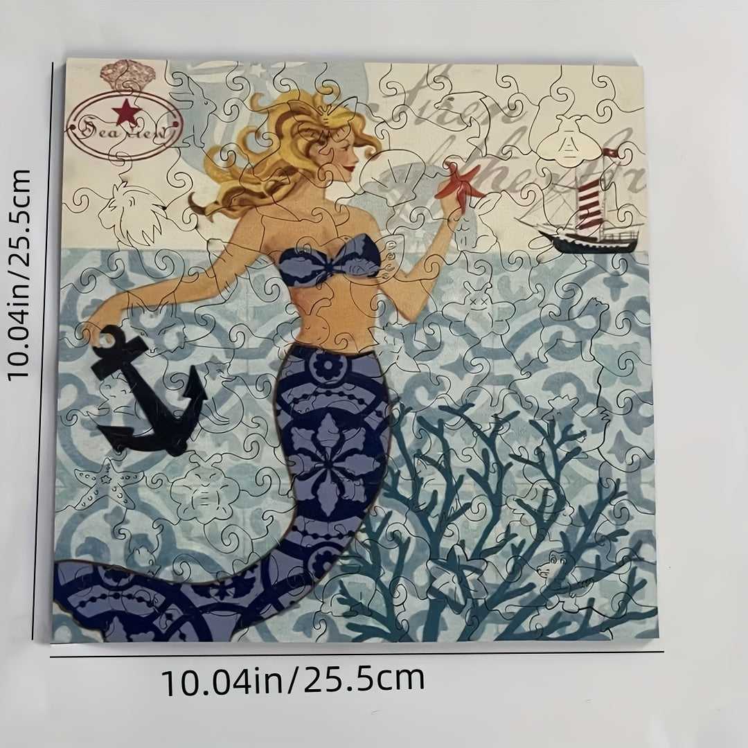 Undersea World Wooden Jigsaw Puzzle Play