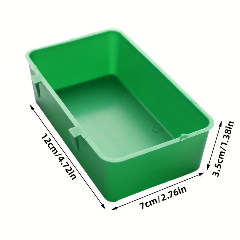 Creative Bird Food Tray Parrot Bathtub Small Animal Cage Shower Box