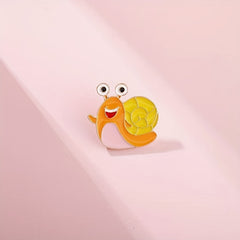 Snail Brooch Pin Cartoon Corsage for Men