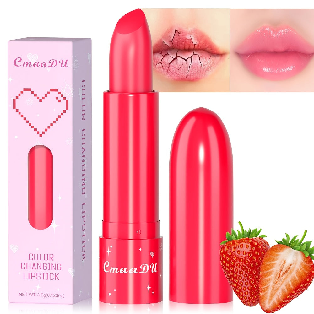 6 Colors Fruit Flavor Moisturizing Lipstick Hydrating & Removing Dead Skin