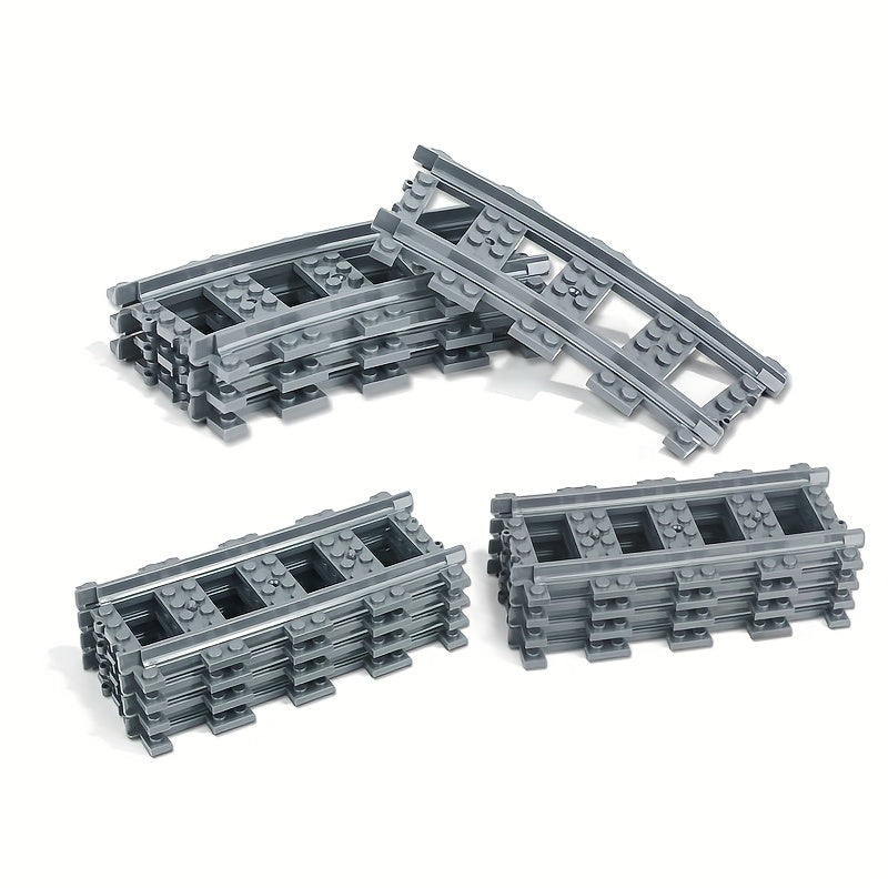 Train Track Building Blocks Educational Toys for Kids - Perfect Gift Idea