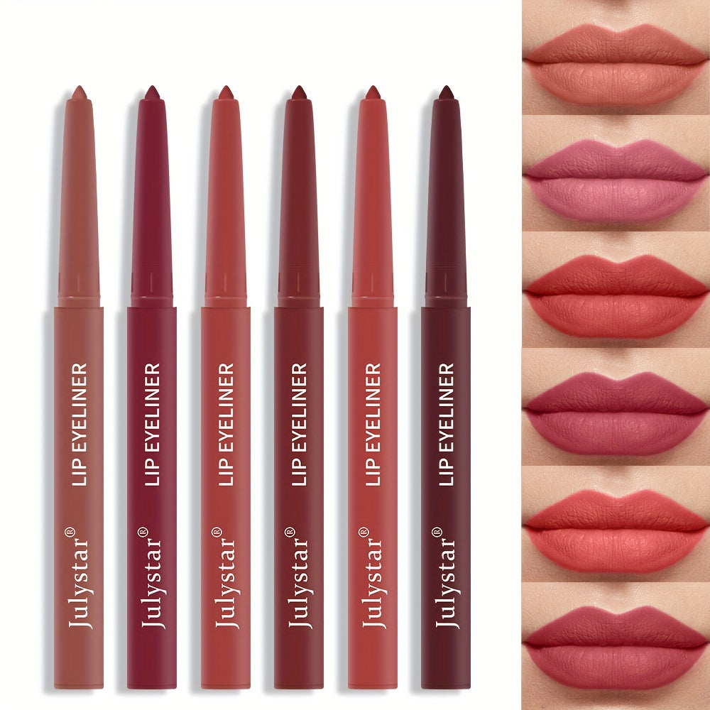 Waterproof Auto Lip Liner Matte Finish Long Lasting Lipstick Pen